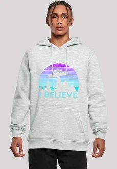 F4NT4STIC Kapuzenpullover I BELIEVE UFO Alien Raumschiff