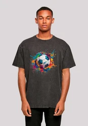 F4NT4STIC T-Shirt Fußball Grafik Premium Qualität Mischfarben/Dunkelgrau/Schwarz