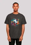 F4NT4STIC T-Shirt Fußball Grafik Premium Qualität Mischfarben/Dunkelgrau/Schwarz