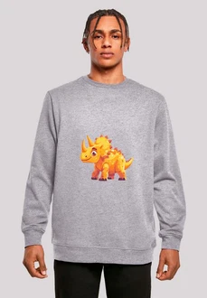 F4NT4STIC Sweatshirt Ser Triceratops Dinosaurier