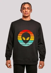 F4NT4STIC Sweatshirt Alien Retro Sonnenuntergang 