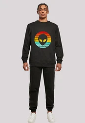 F4NT4STIC Sweatshirt Alien Retro Sonnenuntergang 