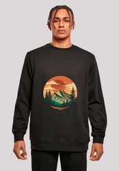 F4NT4STIC Sweatshirt Sonnenuntergang Berglandschaft 