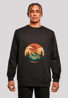 F4NT4STIC Sweatshirt Sonnenuntergang Berglandschaft 