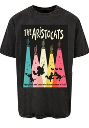 F4NT4STIC T-Shirt Aristocats kommen mit den Katzen Mischfarben/Dunkelgrau/Schwarz/Grau/Orange