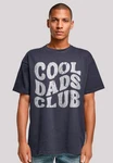 F4NT4STIC T-Shirt Cool Dads Club Vintage Vatertag Schwarz/Dunkelblau/Blau