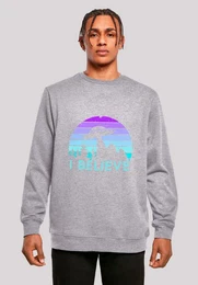 Sweatshirt I BELIEVE UFO Alien Raumschiff Retro Premium Qualitt