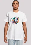 F4NT4STIC T-Shirt Grafik Mischfarben/Weiß