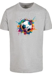 F4NT4STIC T-Shirt Grafik Mischfarben/Grau