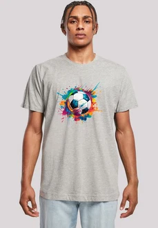 F4NT4STIC T-Shirt Grafik Mischfarben/Grau