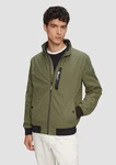 s.Oliver Outdoor-Jacke mit Stehkragen Dunkelgrün/Khaki