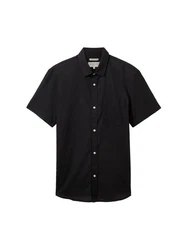TOM TAILOR Kurzarmshirt Schwarz