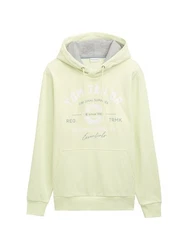 TOM TAILOR Kapuzensweatshirt Hoodie Hellgrün/Grün/Neonfarben