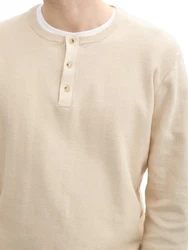 TOM TAILOR Pullover Beige/Khaki/Braun