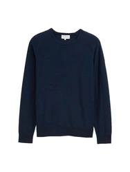 TOM TAILOR Strickpullover Dunkelblau/Blau/Hellblau