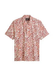 Marc O'Polo Kurzarmhemd Rot/Rosa