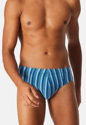 Schiesser Slip 6er Pack 95/5 Essentials Organic Cotton Türkis/Blau/Dunkelblau