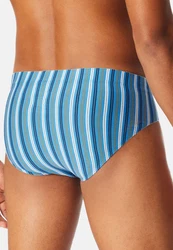 Schiesser Slip 6er Pack 95/5 Essentials Organic Cotton Türkis/Blau/Dunkelblau