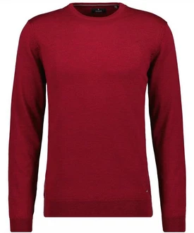 RAGMAN Rundhalspullover Dunkelrot/Bordeaux/Rosa/Rot