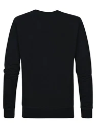Petrol Industries Sweatshirt mit Logo Dunkelblau/Schwarz