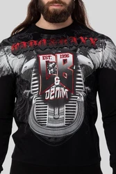 Cipo & Baxx T-Shirt Sweatshirts Print Lila/Grün/Schwarz