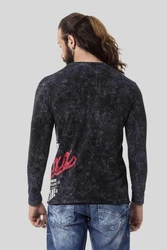 Cipo & Baxx T-Shirt Sweatshirts mit Print Hellblau/Rot/Blau/Schwarz/Creme