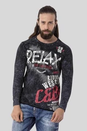 T-Shirt Sweatshirts mit lssigem Print