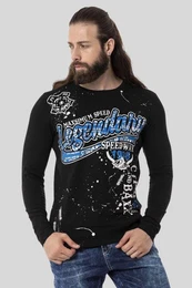 T-Shirt Sweatshirts mit coolem Effekt-Print