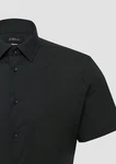 s.Oliver BLACK LABEL Kurzarmhemd Tailored Fit schwarz