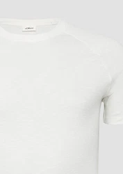 s.Oliver Kurzarmshirt T-Shirt mit Crew Neck und Raglanärmeln 