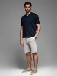 OMBRE Chinoshorts SLIM FIT Grau/Hellblau/Khaki/Blau/Dunkelblau