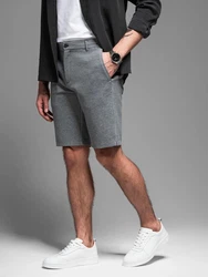OMBRE Chinoshorts SLIM FIT Dunkelgrau/Grau/Hellgrau
