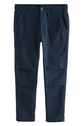 Stoffhose Hose im Workwear-Style mit Tasche aus Baumwolle (1-tlg)