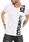RedBridge T-Shirt mit Print und Brusttasche Schwarz/Creme/Weiß