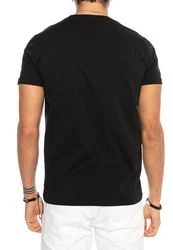 RedBridge T-Shirt mit Print und Brusttasche Schwarz/Grau