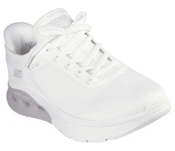 Skechers BOBS ARC WAVES 2.0 Slip-On Sneaker Weiß/Creme/Grau
