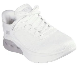Skechers BOBS ARC WAVES 2.0 Slip-On Sneaker Weiß/Creme/Grau