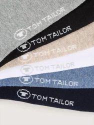 TOM TAILOR Socken Sneakersocken (6er-Pack) Blau/Weiß/Beige/Dunkelblau/Hellblau