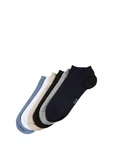TOM TAILOR Socken Sneakersocken (6er-Pack) Blau/Weiß/Beige/Dunkelblau/Hellblau
