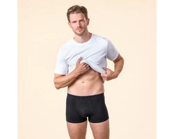 LIVING CRAFTS Retro Pants SAGON GOTS zertifiziert Dunkelgrau/Grau/Schwarz