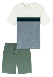Schiesser Pyjama Casual Nightwear (Set, 2 tlg) Schlafanzug 