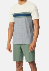 Schiesser Pyjama Casual Nightwear (Set, 2 tlg) Schlafanzug 