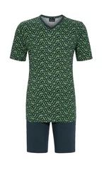 Pyjama Shorty mit V-Ausschnitt (2 tlg)