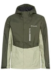 COLUMBIA Outdoorjacke Pouring Adventure Dunkelgrün/Grün/Khaki/Creme