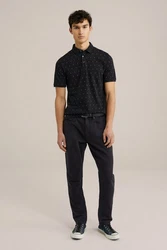 WE Fashion Poloshirt Schwarz
