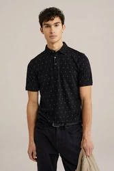 WE Fashion Poloshirt Schwarz
