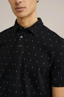 WE Fashion Poloshirt Schwarz
