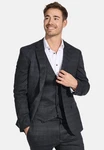Jeff Oscar Blazer Sakko Dunkelgrau/Grau/Dunkelblau/Hellblau