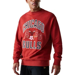 Rundhalspullover Oversize NBA FLORAL Chicago Bulls