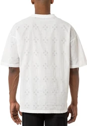 RedBridge T-Shirt mit Cut-Out-Ausschnitt Weiß/Creme/Schwarz/Rot